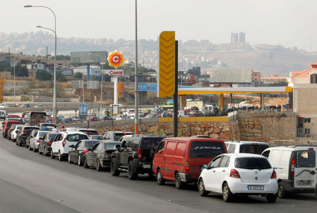 Lübnan'da uzun bir süredir devam eden yakıt krizi, derinleşerek devam ediyor. Fotoğraf: Reuters